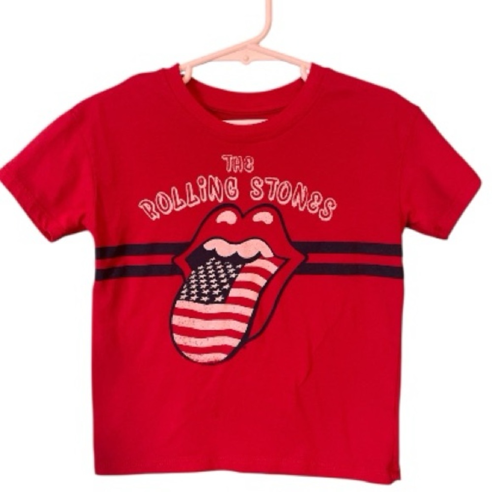 3T, GUC The Rolling Stones Kids T-Shirt in Red with‎ Black Accents